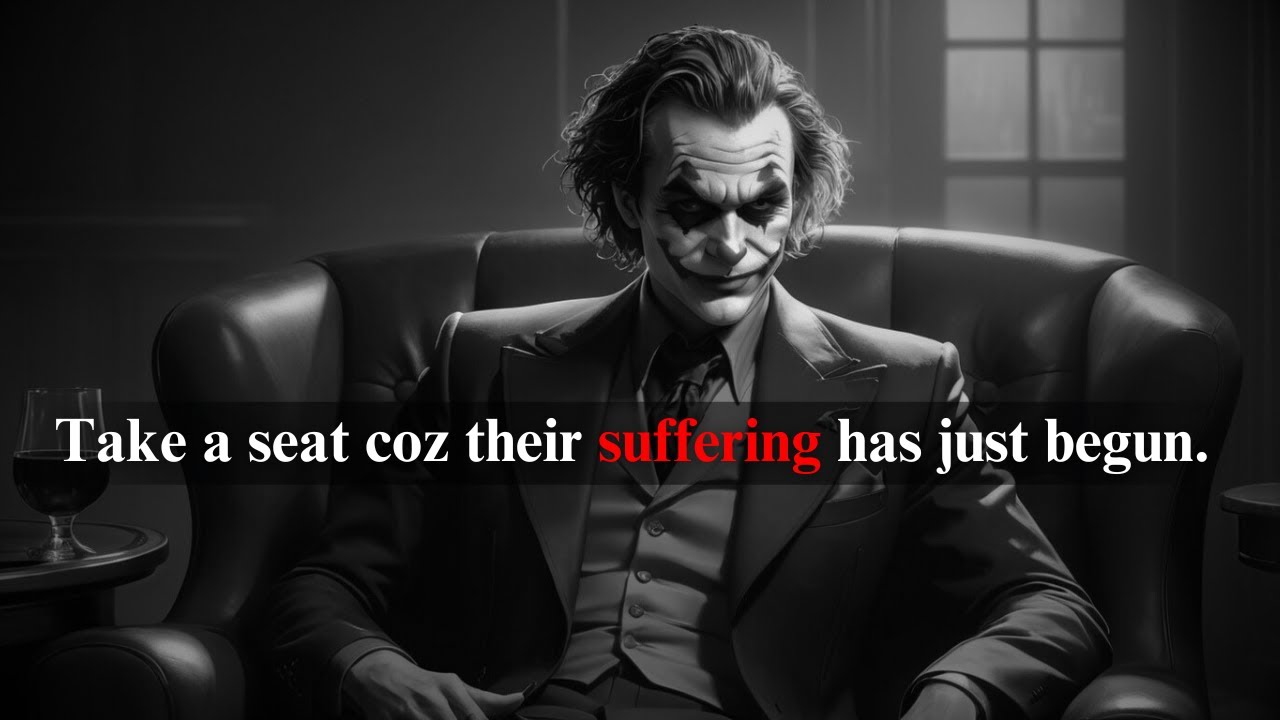 They're ready to give up, but their painful suffering has just begun - Joker Speech Dark(Powerful)
