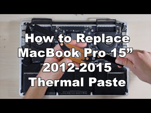MacBook Pro 2012-2015 15-inch Retina Thermal Paste Replacement