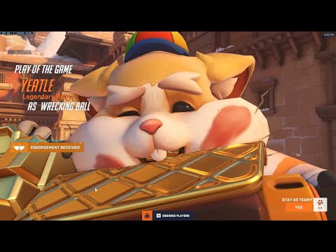 POTG! BEST#1 HAMMOND YEATLE! INSANE HAMMOND OVERWATCH 2 SEASON 3 GAMEPLAY