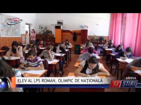 ELEV AL LPS ROMAN, OLIMPIC DE NAŢIONALĂ