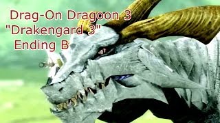 Drag-On Dragoon 3 (Drakengard 3) - "Ending B" Cutscenes {Full 1080p HD}