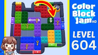 Soluzione del Livello 604 di Color Block Jam
