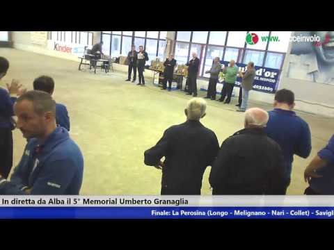 Premiazione Gara Internazionale a Quadrette 5° Memorial "Umberto Granaglia" - 2015