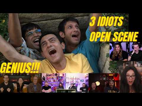3 IDIOTS opening scene reaction by foreigners!! They were Shocked!!! MIXED REACTION