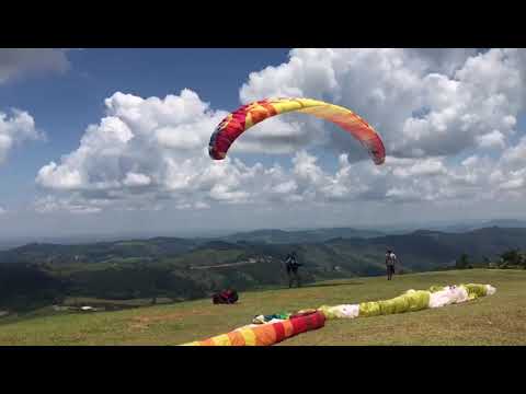 Decolagem voo 197 em Serra Negra