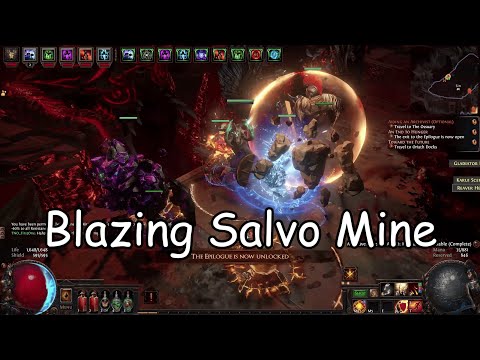 [POE 3.26] Blazing Salvo Elementalist Mine - Full Campaign