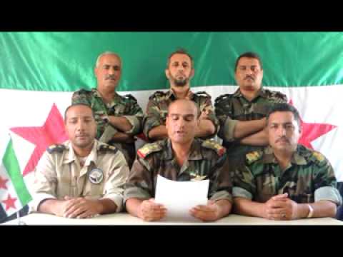 إعلان بيان تأسيس المجلس العسكري الثوري في محافظة الحسكة