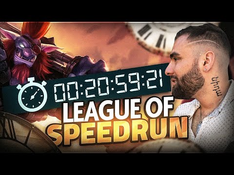 LEAGUE OF SPEEDRUN [Any %] TERMINER LA GAME LE PLUS VITE POSSIBLE !