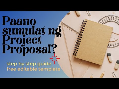 , title : 'How to write a PROJECT PROPOSAL? (with free template) | L3t'z vLog