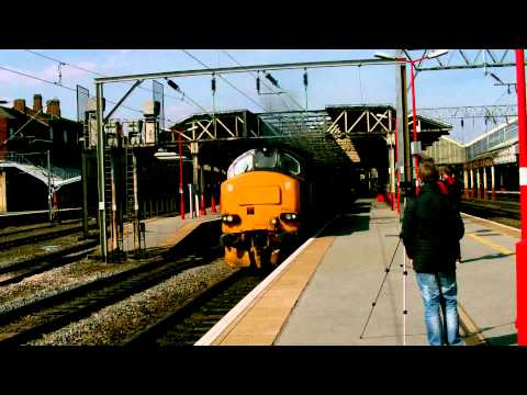 37423 37601 and 37612 at crewe with clag and thrash