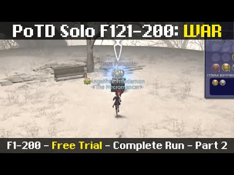 PoTD Solo WAR - Free Trial Account - F121-200 (7/30/23 | 6.45)