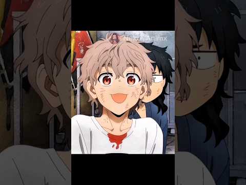 Chill guys, they were just fighting 👽 #windbreaker #anime #umemiya #choji #shorts #edit