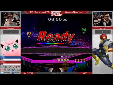 CFL Smackdown 209 Melee - Gahtzu (Captain Falcon) vs Komodo (Jigglypuff) - Winners Quarters