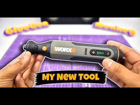 MY NEW TOOL | How to Use a Rotary Tool & Its Accessories | WORX WX106 Unboxing