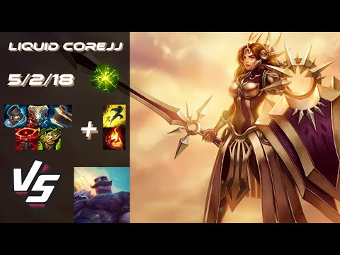 Team Liquid CoreJJ SUPPORT Leona vs Braum - NA Challenger Patch 14.11