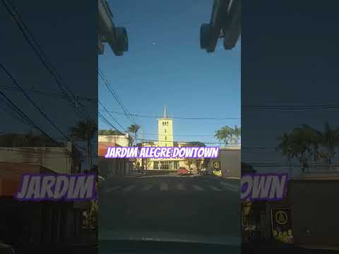 Jardim Alegre, I crossed the city center, passei pelo centro