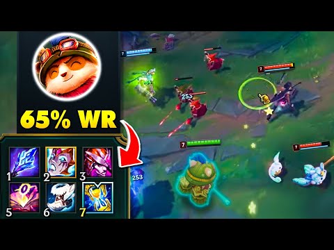 Rank 1 Teemo Abuses 65% WR Korean Support Build...