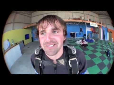 Hilarious - Carl's 1st Skydive from 10,000ft