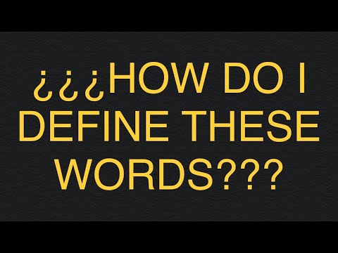 Hard Words To Define