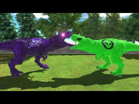 DEADLY T-REX DEATH RUN - Animal Revolt Battle Simulator