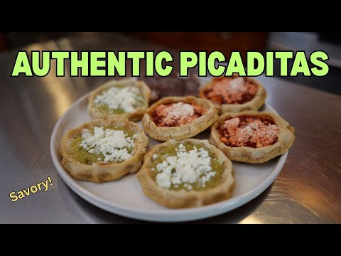 The BEST Picaditas Rojas y Verdes | Authentic Mexican Street Food Recipe