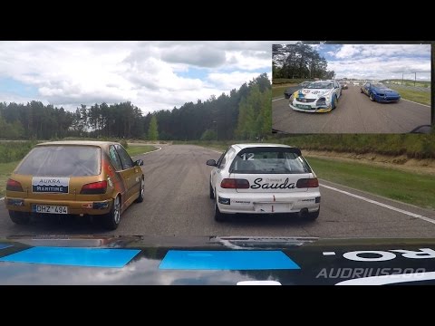 AFL 2015 - Round 1: Aleksandras Iljinas with Honda Civic in RACE 2