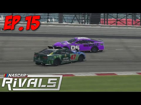 (Stenhouse Blows a Tire Beside Me!) NASCAR Rivals Career Mode Ep. 15