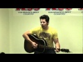 JT Hodges sing "Sleepy Little Town" for radio ...