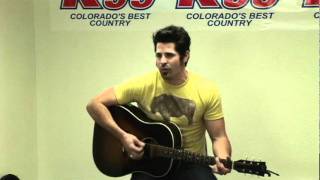 JT Hodges sing &quot;Sleepy Little Town&quot; for radio station K99