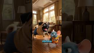 O cachorrinho inundou a casa inteira