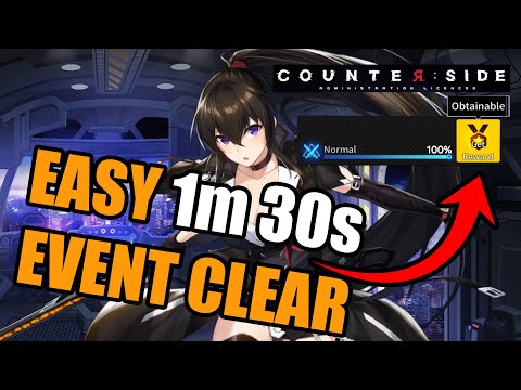How to clear Type: Fenrir Wolvesbane Unchained Event in under 1:30 minutes | Counter:Side