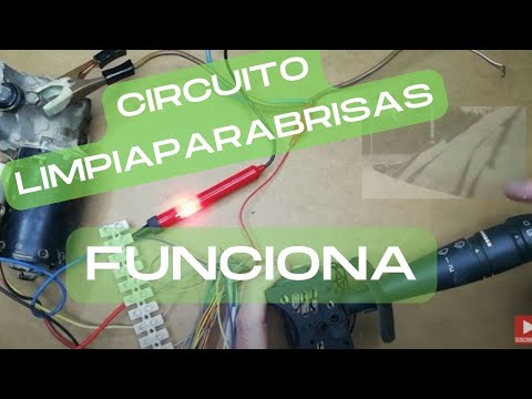 Cómo montar el circuito limpiaparabrisas con parada automática