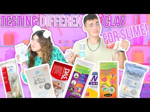 TESTING DIFFERENT CLAY FOR SLIME | Daiso, delight, ect | Ultime butter slimes | Slimeatory #67 Video