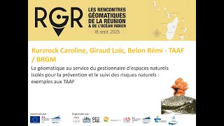 Kurzrock Caroline, Giraud Loïc, Belon Rémi   TAAF   BRGM
