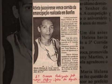 Atleta Maria Helena de Jesus. Campeã da Corrida da Emancipação. Sr. do Bonfim BA 27/05/2001