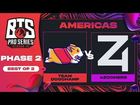 DogChamp vs 4 Zoomers Game 1 - BTS Pro Series 10 AM: Phase 2 w/ KMart & ET