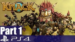 Knack Gameplay Walkthrough Part 1 - Growing Up