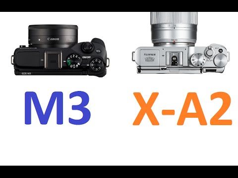Canon EOS M3 vs FUJIFILM X-A2