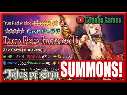 Summoning for Lorelei! Tales of Erin