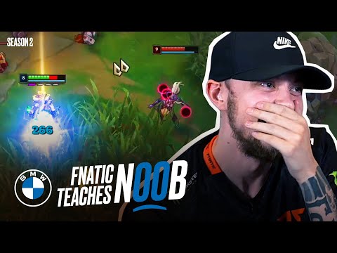 Rekkles coaches noob how to get out of Gold | Fnatic Teaches Noob S2E4 - Presented by BMW