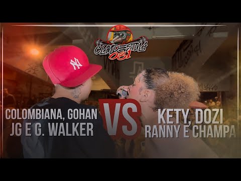 Colombiana, JG, Gohan e G Walker x Kety, Dozi, Ranny e Champa - SEMIFINAL - 25/01/26 -CLAN031 -BH/MG