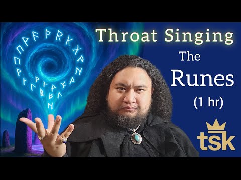 Throat Singing the Runes (Elder Futhark) for Alignment in All Areas of Life | RUNE GALDR w/ drum