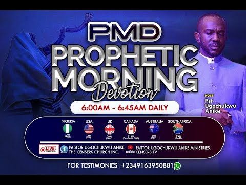 PROPHETIC MORNING DEVOTION / 9TH OCTOBER 2023