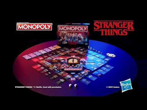 Monopoly: Netflix Stranger Things Edition Board Game for Adults and Teens Ages 14+, Game for 2-6 Players thumbnail