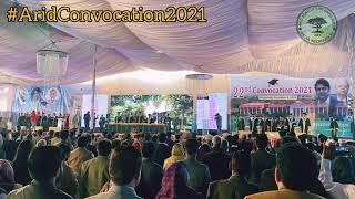 National Anthem at Arid Convocation 2021 | Pakistan Anthem