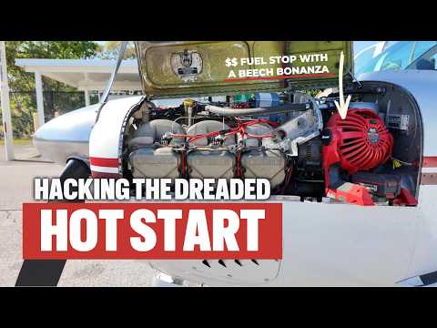 Beechcraft Bonanza P35: IO-470 Hot Start Technique and Local Flight Vlog