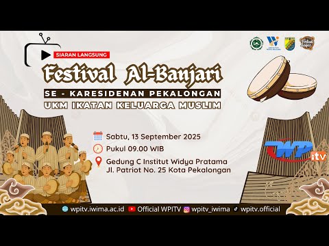 LIVE Festival Al-Banjari  Se-Karesidenan Pekalongan | 13 September 2025 | UKM IKM IWIMA