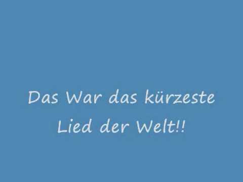 Das kürzeste Lied der Welt - You suffer-Nepalm death