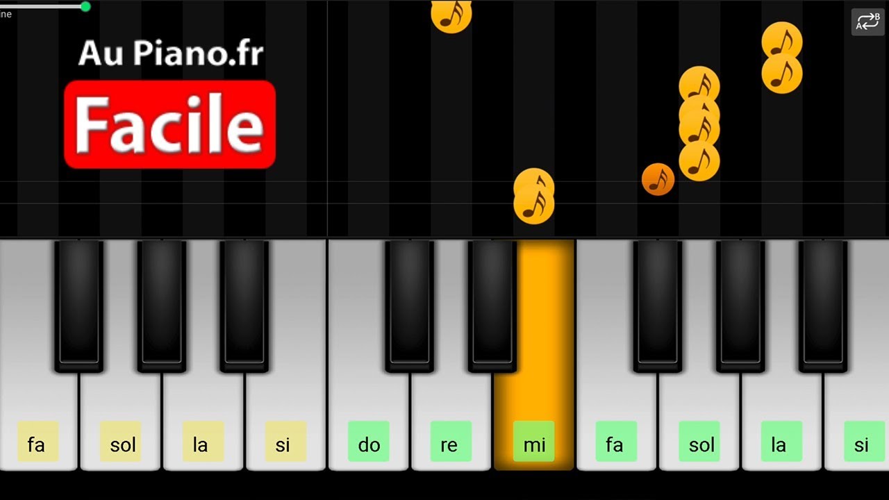 Piano Facile Tutorial Cours de piano Gratuit Aupiano.Fr