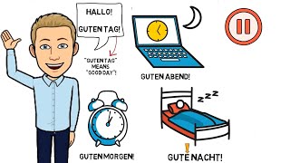 Basic German Greetings in 2 mins! (Deutschunterricht mit Herrn Ferguson)